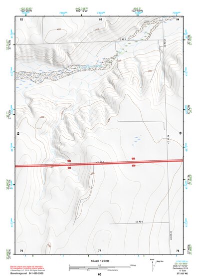 37102NE Page 65 Two Buttes Reservoir Topo Preview 1