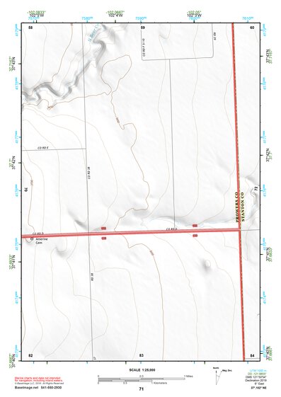 37102NE Page 71 Two Buttes Reservoir Topo Preview 1