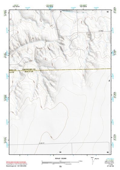 37102NE Page 73 Two Buttes Reservoir Topo Preview 1