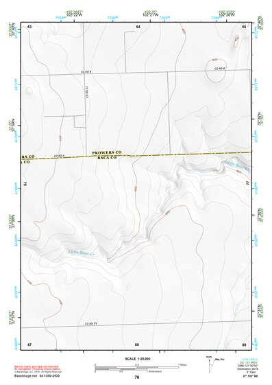 37102NE Page 76 Two Buttes Reservoir Topo Preview 1