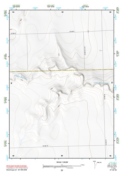 37102NE Page 77 Two Buttes Reservoir Topo Preview 1