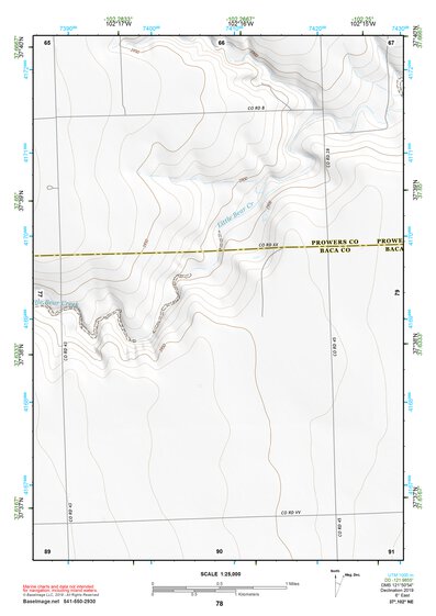 37102NE Page 78 Two Buttes Reservoir Topo Preview 1