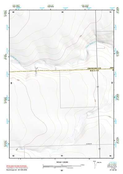 37102NE Page 81 Two Buttes Reservoir Topo Preview 1