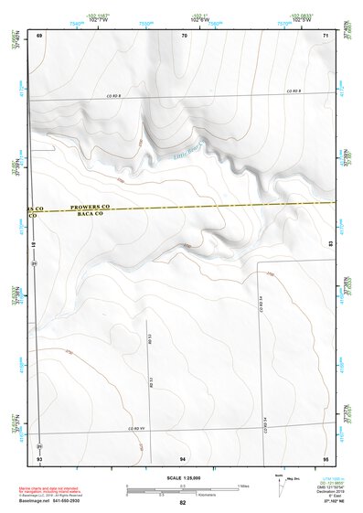 37102NE Page 82 Two Buttes Reservoir Topo Preview 1