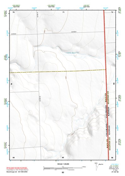 37102NE Page 83 Two Buttes Reservoir Topo Preview 1