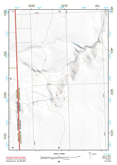 37102NE Page 84 Two Buttes Reservoir Topo Preview 1