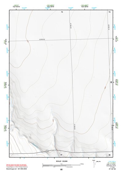 37102NE Page 85 Two Buttes Reservoir Topo Preview 1