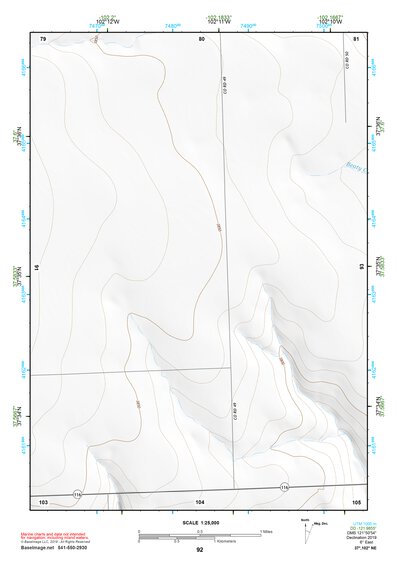 37102NE Page 92 Two Buttes Reservoir Topo Preview 1
