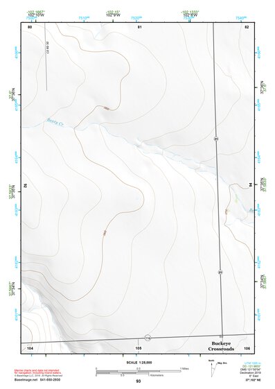 37102NE Page 93 Two Buttes Reservoir Topo Preview 1