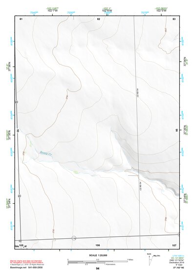 37102NE Page 94 Two Buttes Reservoir Topo Preview 1
