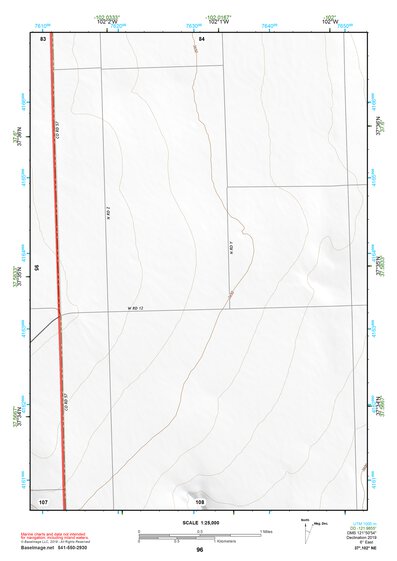 37102NE Page 96 Two Buttes Reservoir Topo Preview 1