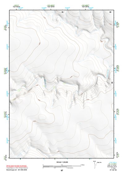 37102NE Page 97 Two Buttes Reservoir Topo Preview 1