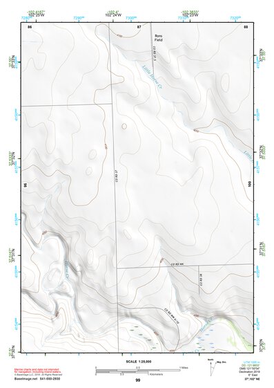 37102NE Page 99 Two Buttes Reservoir Topo Preview 1
