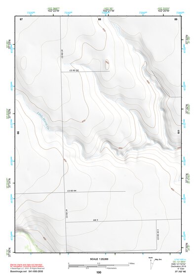 37102NE Page 100 Two Buttes Reservoir Topo Preview 1