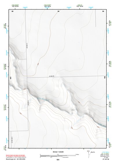 37102NE Page 101 Two Buttes Reservoir Topo Preview 1