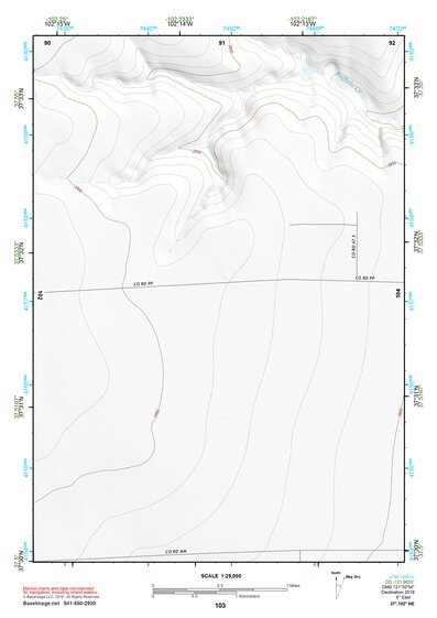 37102NE Page 103 Two Buttes Reservoir Topo Preview 1