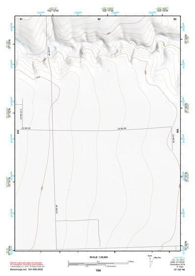 37102NE Page 104 Two Buttes Reservoir Topo Preview 1