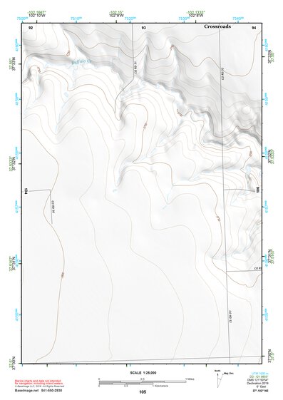37102NE Page 105 Two Buttes Reservoir Topo Preview 1