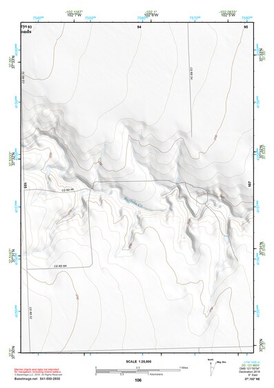 37102NE Page 106 Two Buttes Reservoir Topo Preview 1