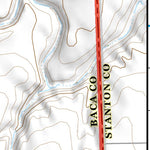 37102NE Page 107 Two Buttes Reservoir Topo Preview 3