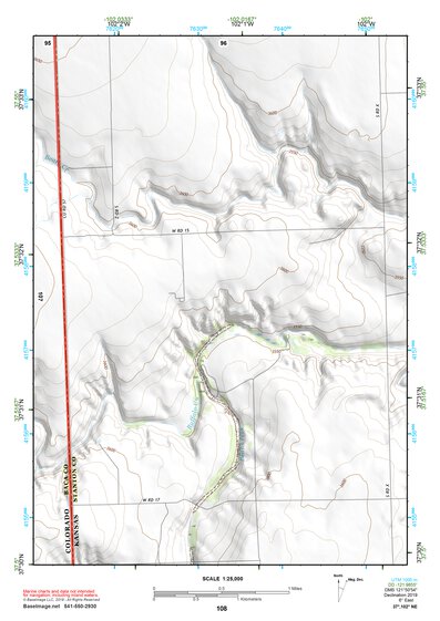 37102NE Page 108 Two Buttes Reservoir Topo Preview 1