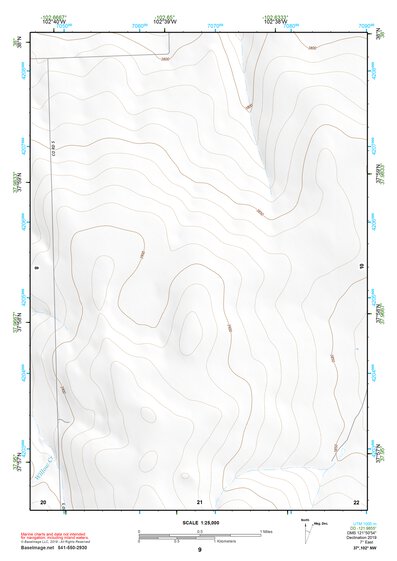 37102NW Page 9 Two Buttes Reservoir Topo Preview 1
