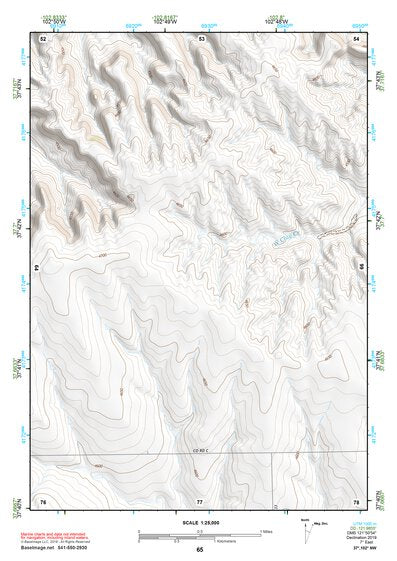 37102NW Page 65 Two Buttes Reservoir Topo Preview 1
