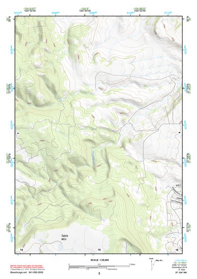 37104NW Page 3 Walsenburg Topo Preview 1