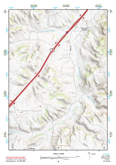 37104NW Page 6 Walsenburg Topo Preview 1