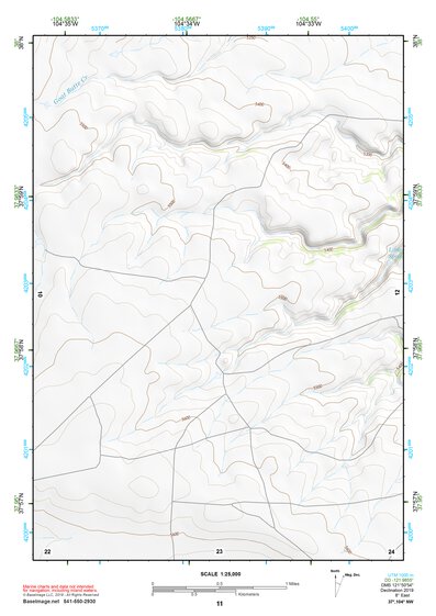 37104NW Page 11 Walsenburg Topo Preview 1
