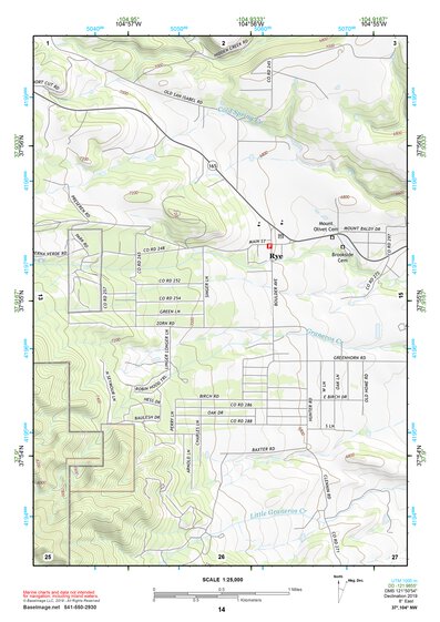 37104NW Page 14 Walsenburg Topo Preview 1