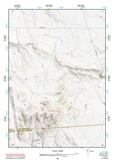 37104NW Page 19 Walsenburg Topo Preview 1