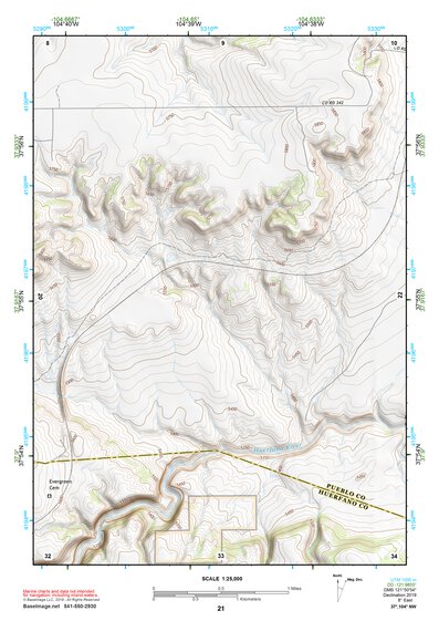 37104NW Page 21 Walsenburg Topo Preview 1