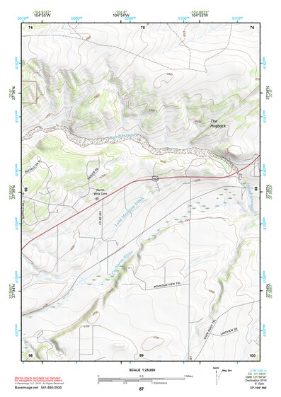37104NW Page 87 Walsenburg Topo Preview 1