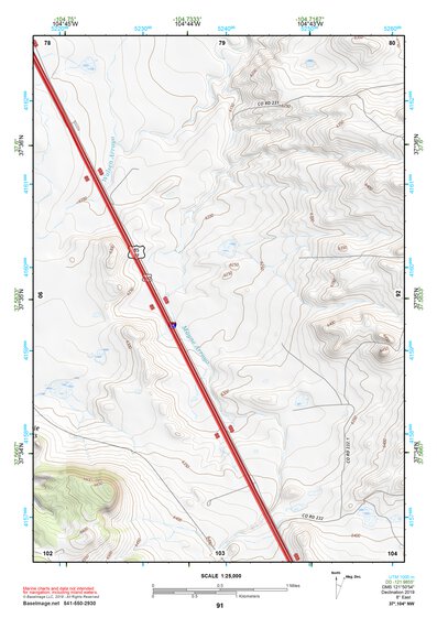 37104NW Page 91 Walsenburg Topo Preview 1