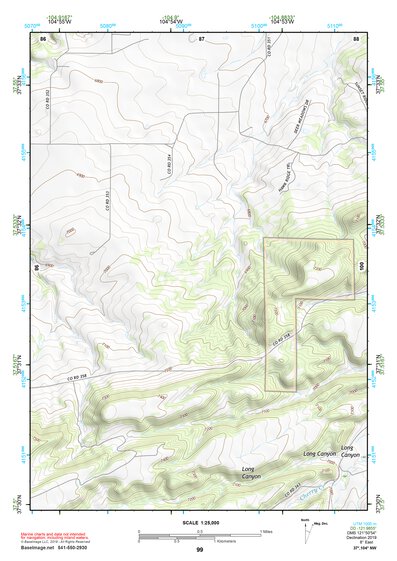37104NW Page 99 Walsenburg Topo Preview 1