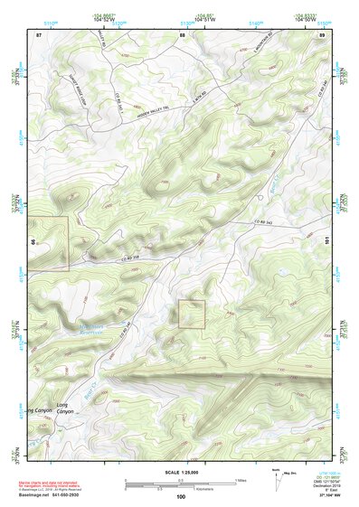 37104NW Page 100 Walsenburg Topo Preview 1
