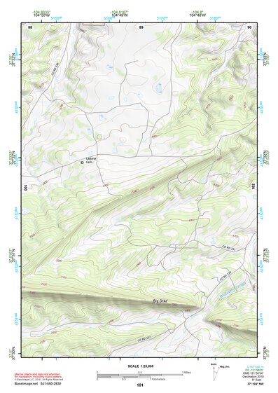37104NW Page 101 Walsenburg Topo Preview 1