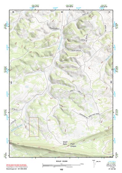 37104NW Page 102 Walsenburg Topo Preview 1