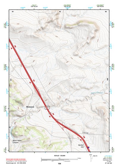 37104NW Page 104 Walsenburg Topo Preview 1