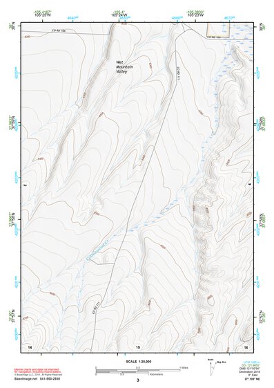 37105NE Page 3 Blanca Peak Topo Preview 1