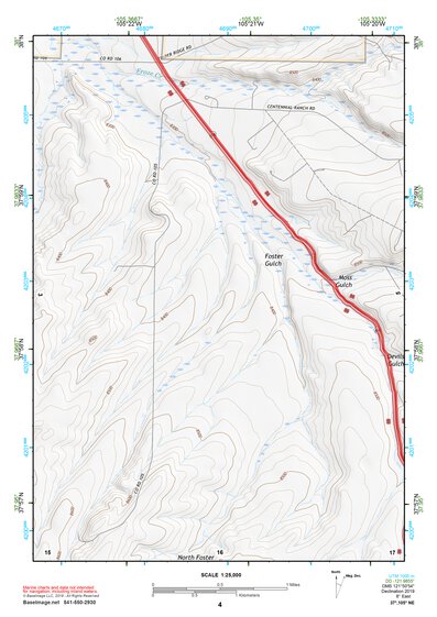 37105NE Page 4 Blanca Peak Topo Preview 1