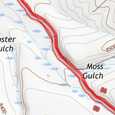 37105NE Page 4 Blanca Peak Topo Preview 3