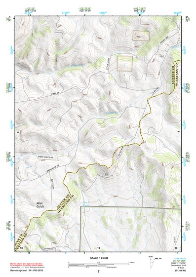 37105NE Page 7 Blanca Peak Topo Preview 1