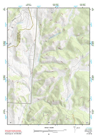 37105NE Page 8 Blanca Peak Topo Preview 1