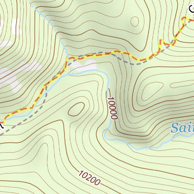 37105NE Page 10 Blanca Peak Topo Preview 2