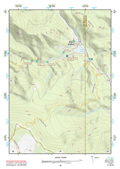 37105NE Page 11 Blanca Peak Topo Preview 1