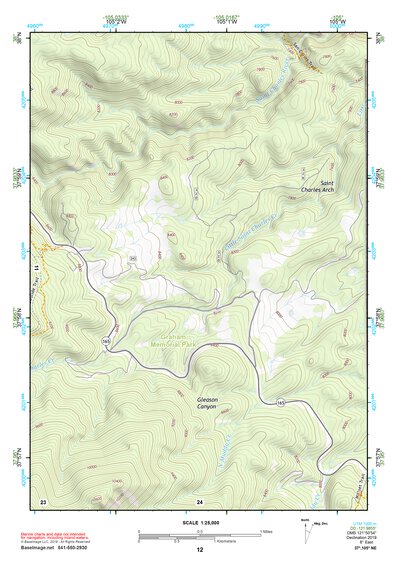 37105NE Page 12 Blanca Peak Topo Preview 1