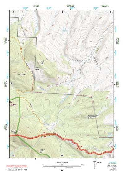 37105NE Page 14 Blanca Peak Topo Preview 1
