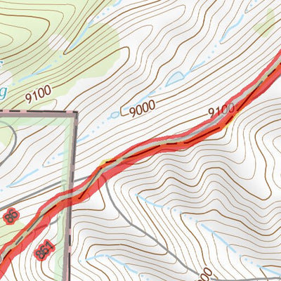 37105NE Page 15 Blanca Peak Topo Preview 3
